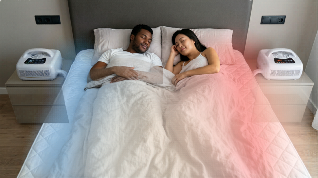 Améliorer son sommeil avec un surmatelas thermorégulé.